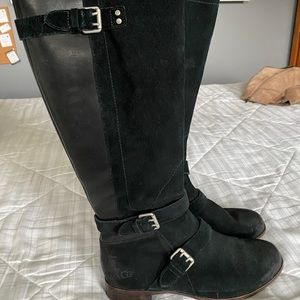 UGG Cydnee Black Boots Size 8